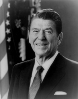 Ronald Reagan, presidente degli Stati Uniti dal 1981 al 1989